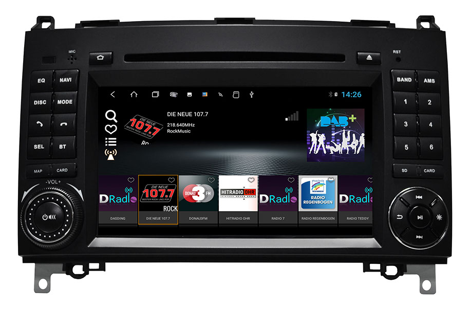 ESX VN715 MB A1 DAB Autoradio Navigation Naviceiver für VW Volkswagen